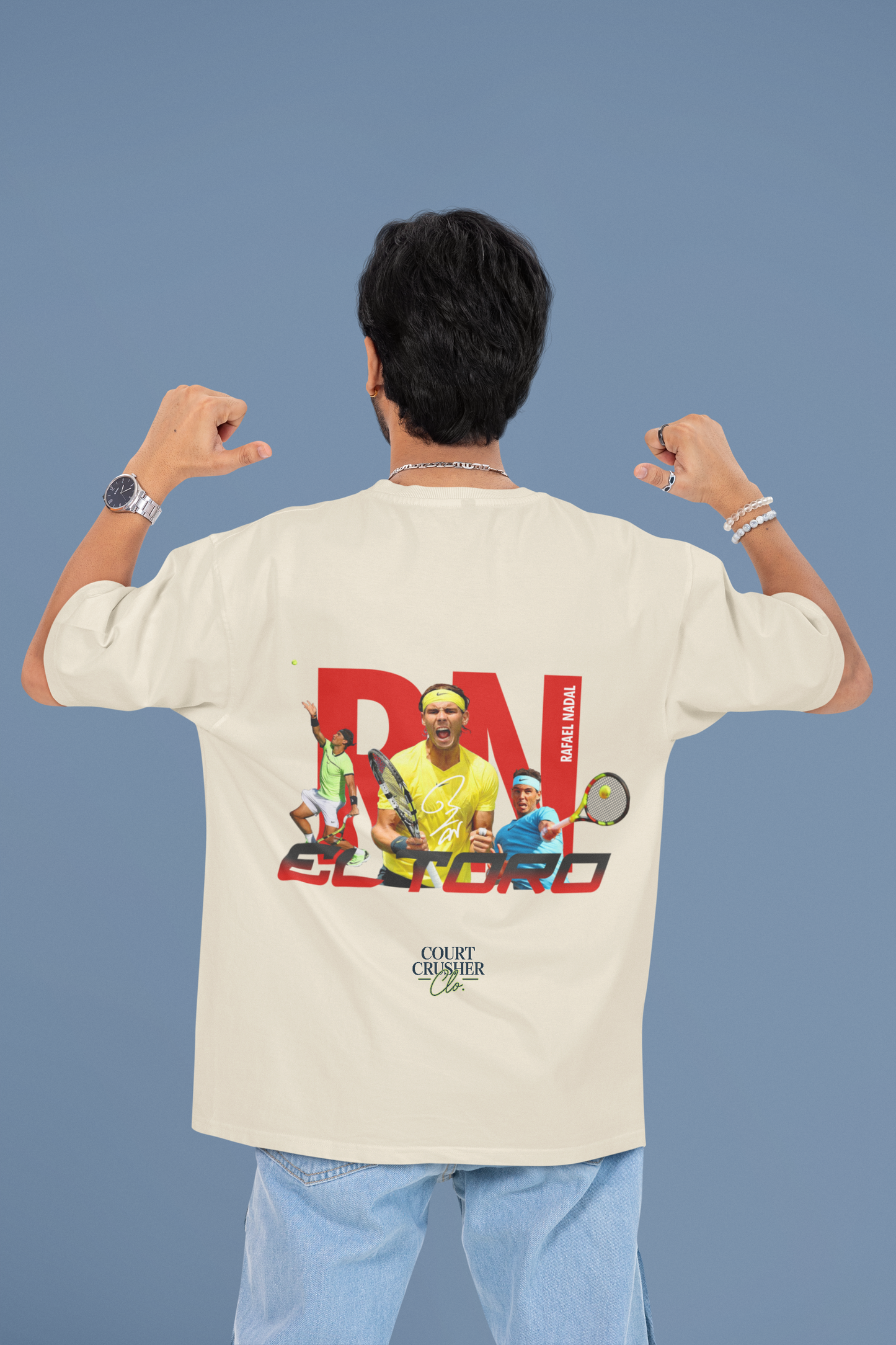 Rafael Nadal - Camiseta de gran tamaño